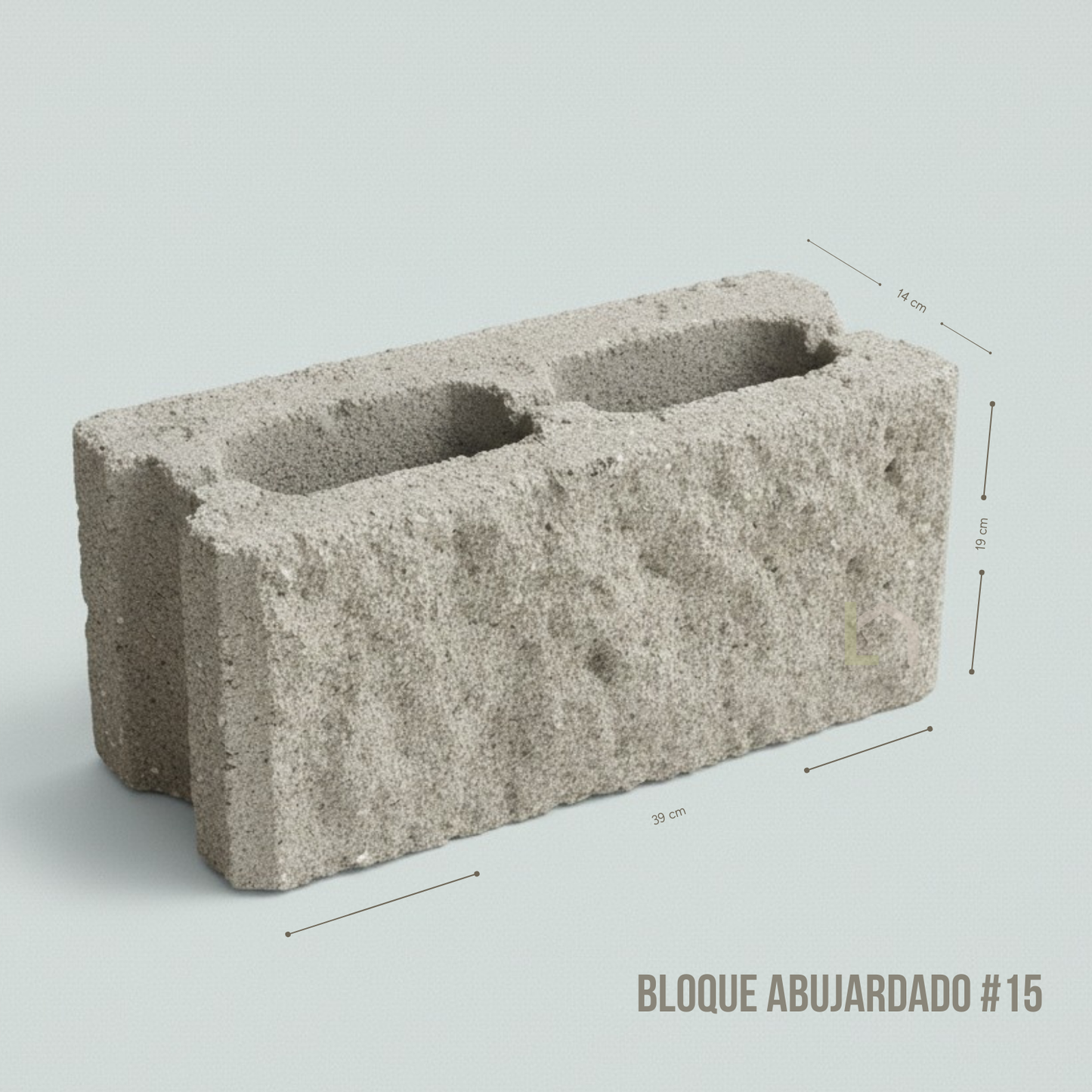 BLOQUE ABUJARDADO #15