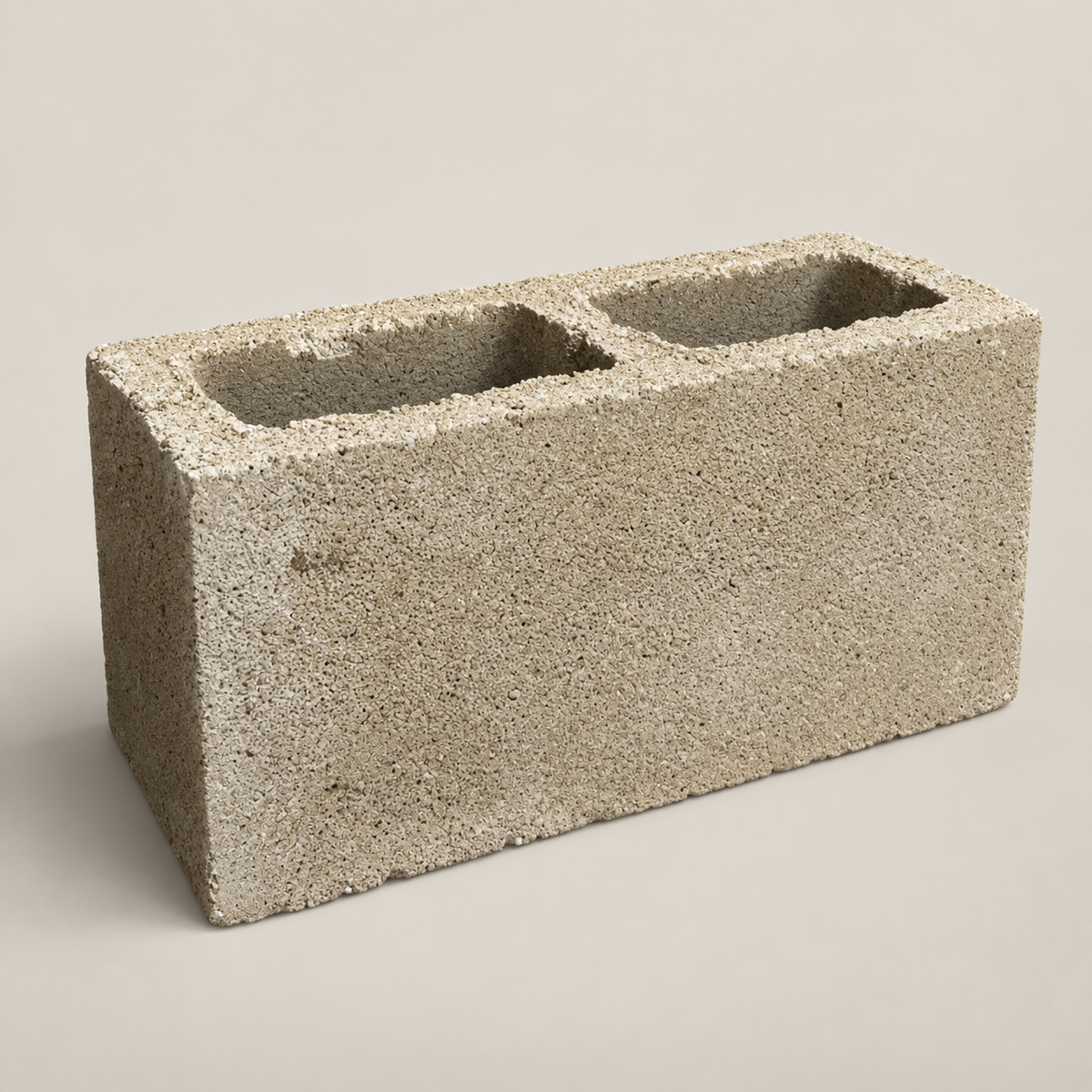 Bloque Vibrado #14 de Concreto 39 × 19 × 14 cm