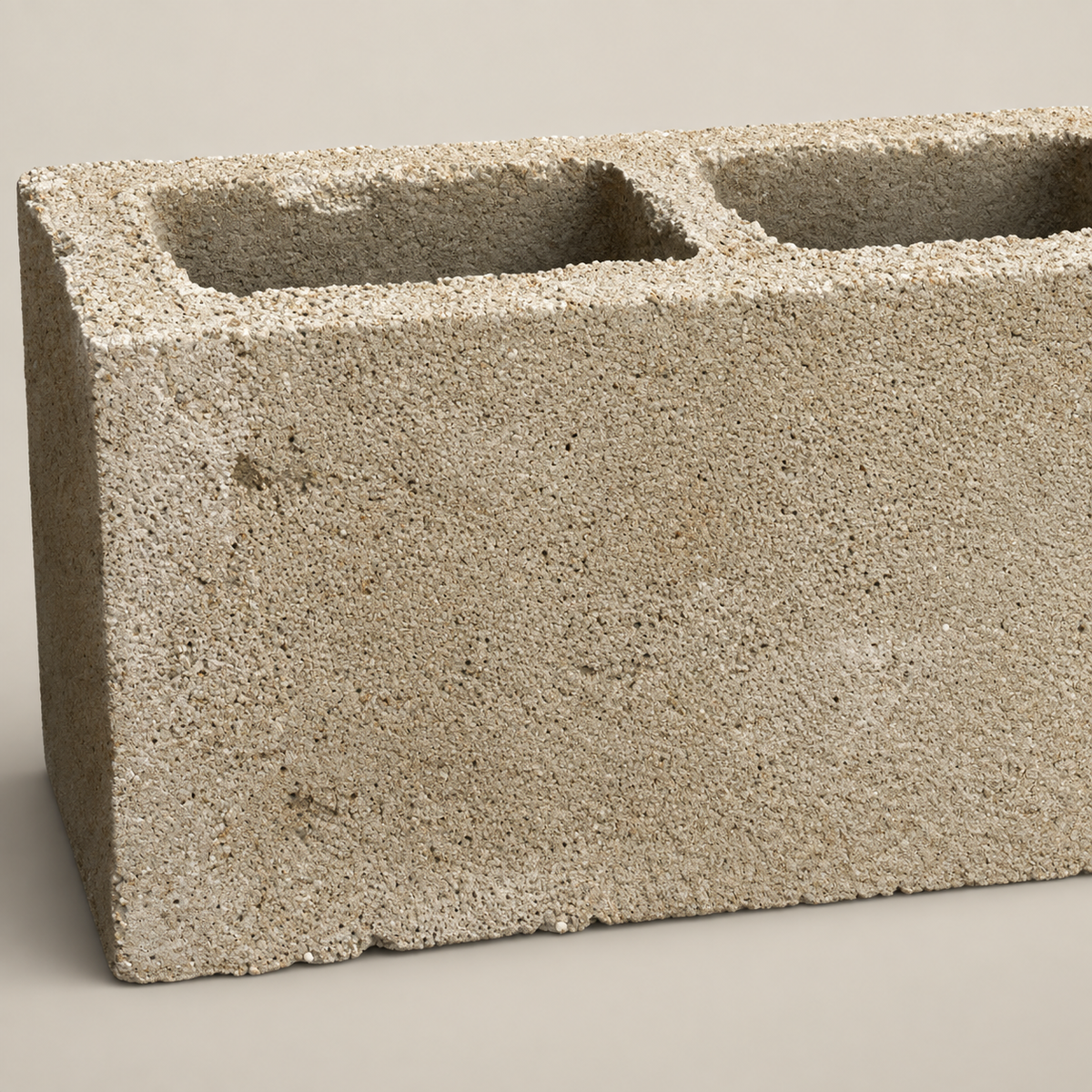 Bloque Vibrado #14 de Concreto 39 × 19 × 14 cm