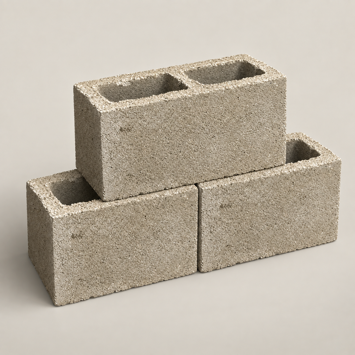 Bloque Vibrado #14 de Concreto 39 × 19 × 14 cm